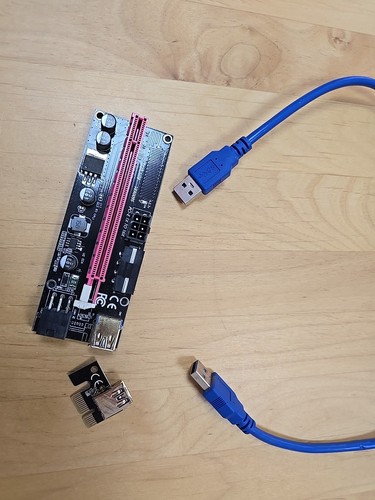 Pci pcie riser 60cm adapter - 60cm,