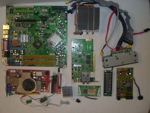 Bauteile motherboard - bauteile,